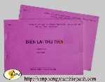 Phiếu thu 2 Liên cabon